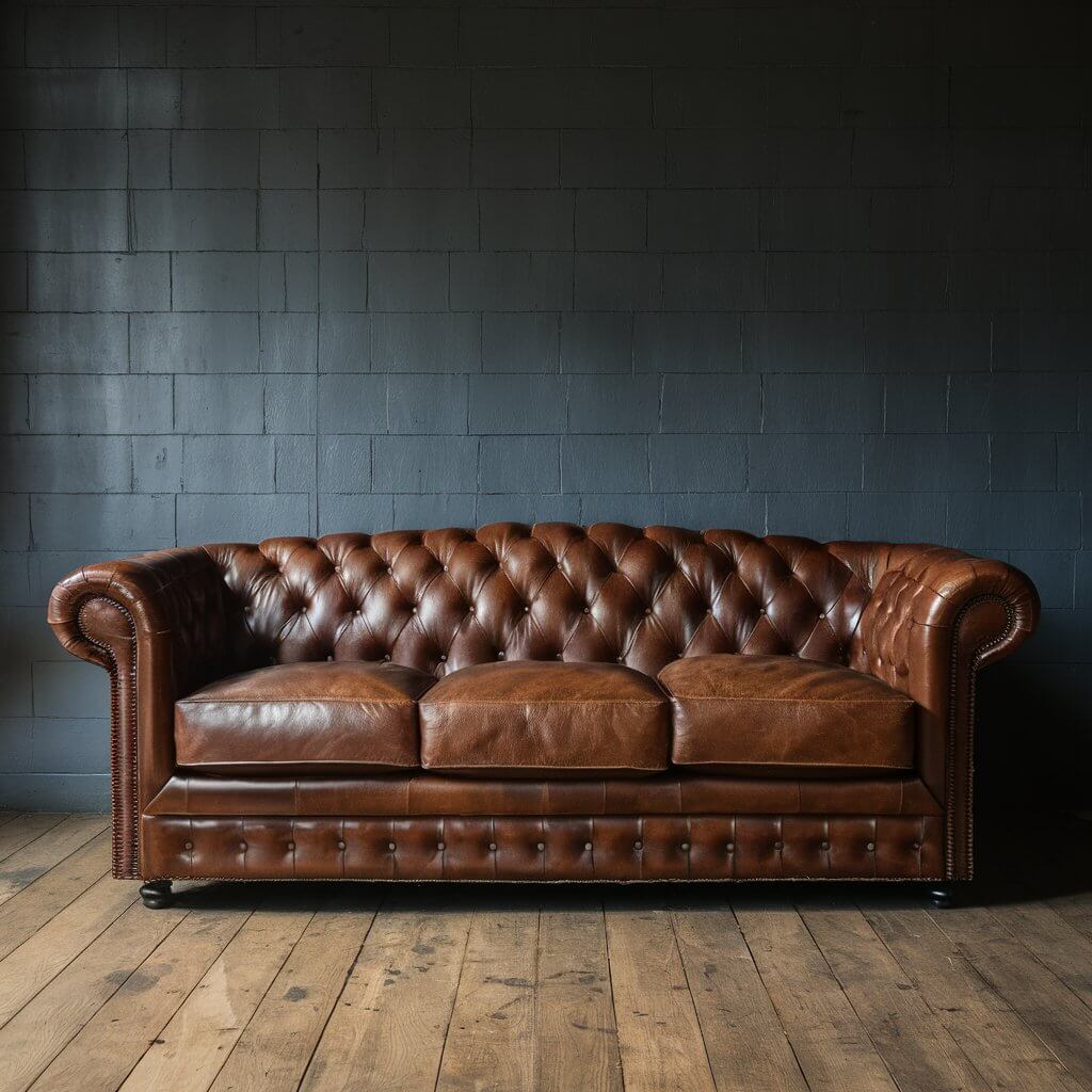 Classic Leather Sofa